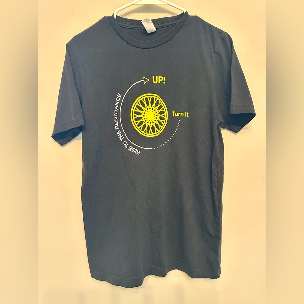 Black “Rise to the Resistance” Cycling Tee Medium